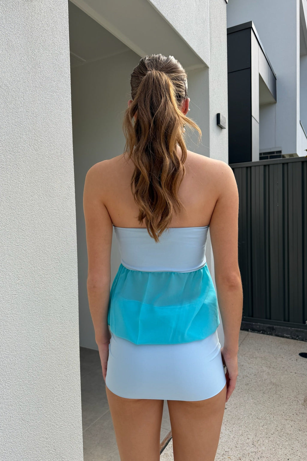 Bubble Dress - Turquoise